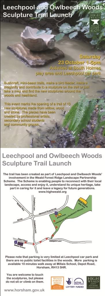 Leechpool and Owlbeech Woods Sculpture Trail Launch
