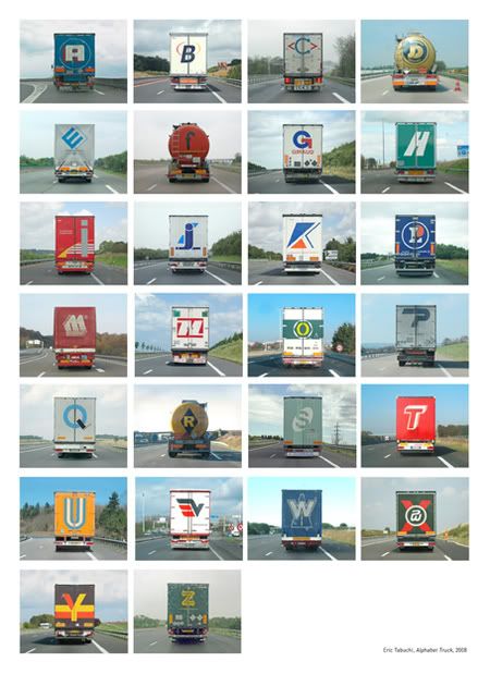 truck door alphabet