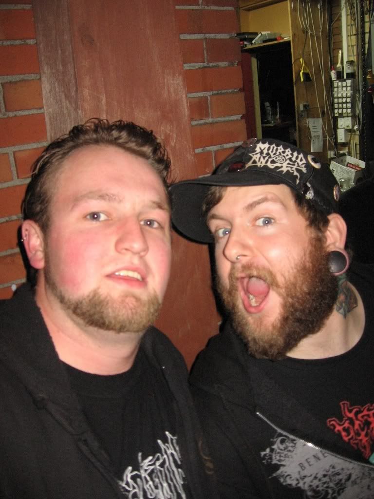 Dale with The Black Dahlia Murder/ ex-All that Remains Drummer