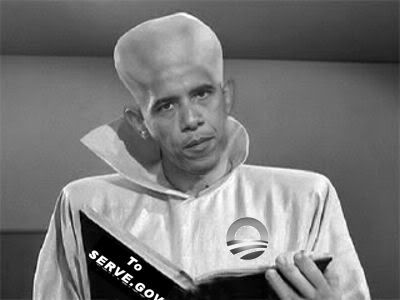 Image result for obama "to serve man" twilight