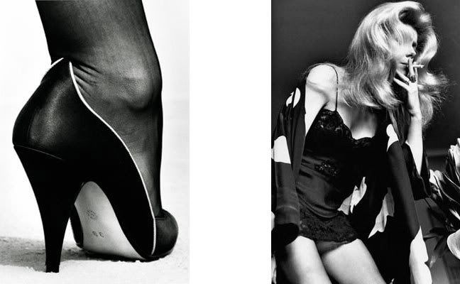 Helmut Newton famous for his black and white photography often featuring 