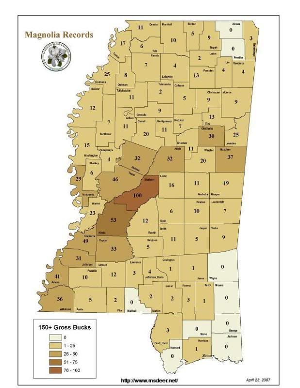 Where are the big deer in Mississippi? Mississippi Hunting and