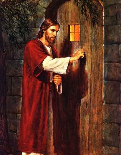 Christ knocking door Pictures, Images and Photos