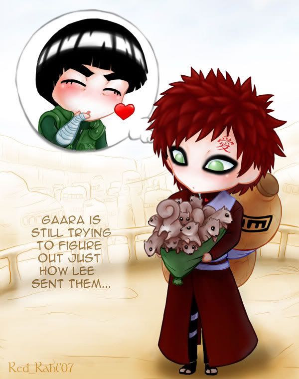 Gaara X Lee Pics Page Gaara Guild May Be Yaoi Guild Forums