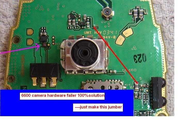 Nokia 6600 camera hardware failer Problem solution