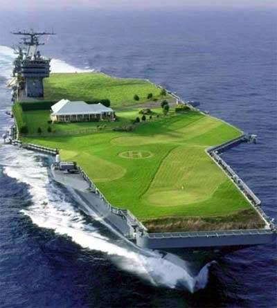 golf aircraft carrier