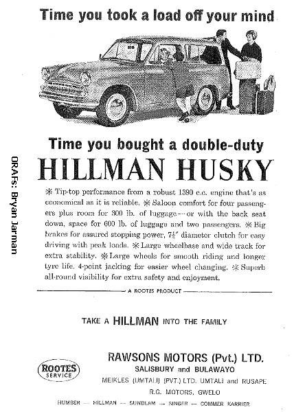 HH1, Hillman Husky from 1960s'