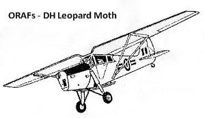 3, DH Leopard Moth