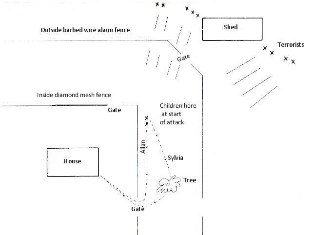 9-Map, Map of attack.