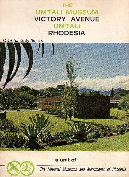 Cover 1, Umtali Museum booklet