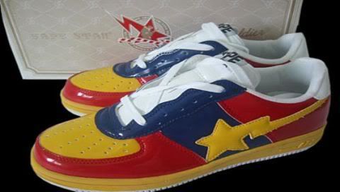 Red, Yellow, Blue Bapes