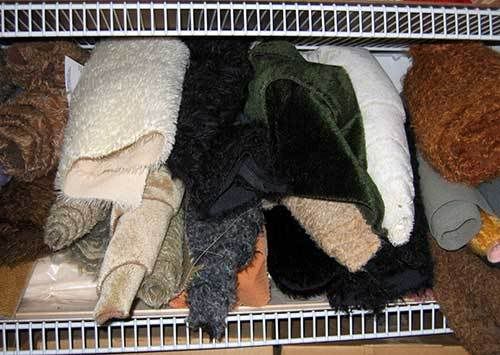 mohair on shelf