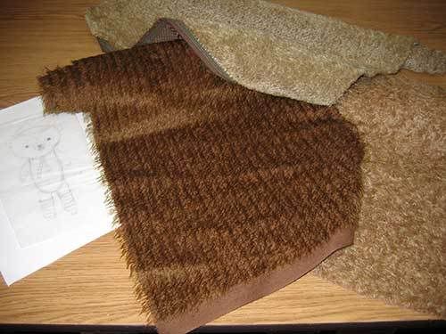 mohair with sketch