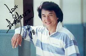 Jackie Chan Signed Pictures, Images and Photos