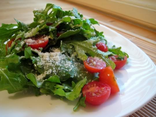 Arugula Salad with Tangy Lemon-Mint Dressing