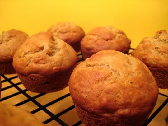 Banana Maple Walnut Muffins