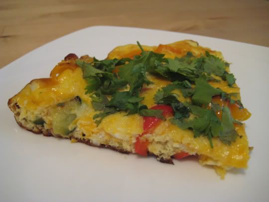 Late Summer Crustless Pepper Tart
