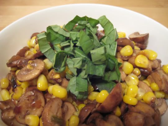 A Little Stew of Corn and Mushrooms