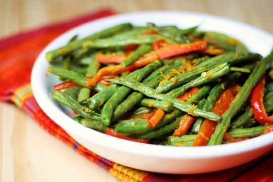 Roasted Green Peppers