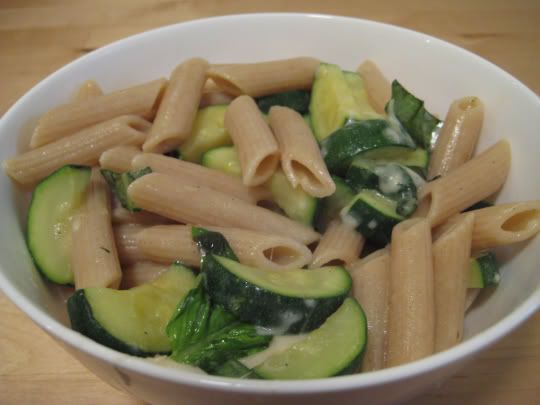 Penne with Zucchini and Basil