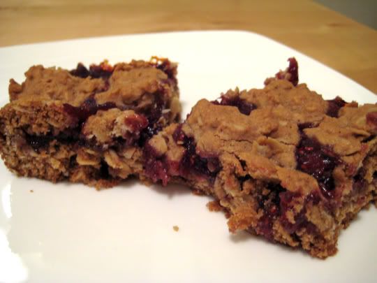 Raspberry Oatmeal Bars