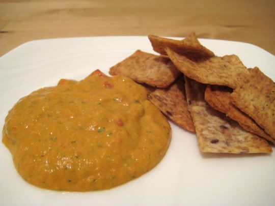 Roasted Pepper and Bean Dip