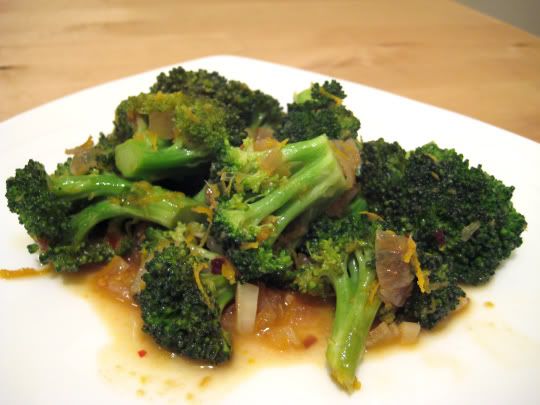 Spiced Orange Broccoli