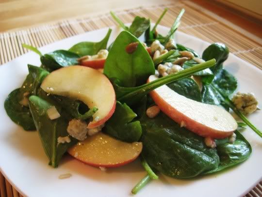 Spinach and Blue Cheese Salad