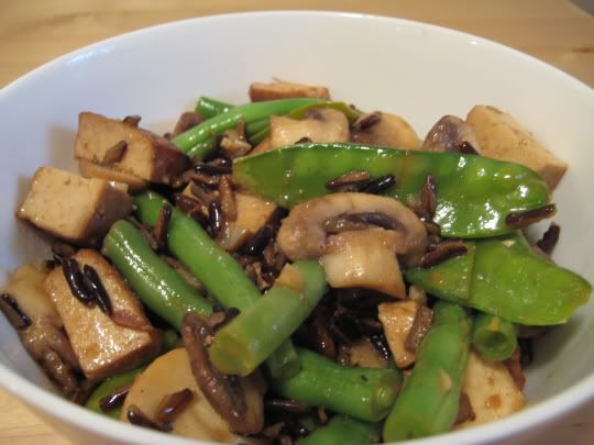 Stir-Fried Wild Rice