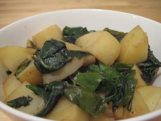 Swiss Chard and Potato Toss