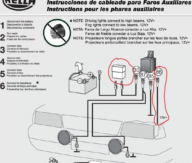 Hella Fog Light Installation Instructions