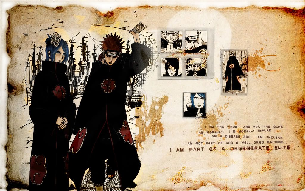 pain wallpaper. Konan and Pain Wallpaper