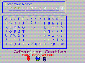 Adbarlian Castles - A Pokemonlike game!