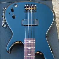 Aria Pro Ii Sb Black N Gold I Cliff Burton Signature Bass Photo