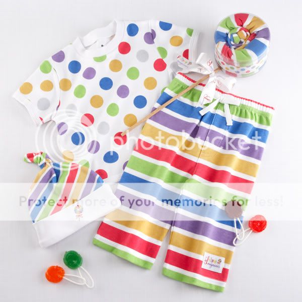   Lolly Pop Outfit Shirt Pants Hat Shower GIFT SET 843905045468  